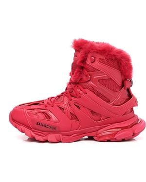 Balenciaga Track Hike Boots - Red