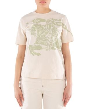 Burberry T-Shirts - Natural