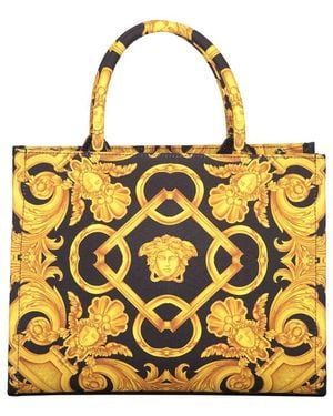 Versace Canvas Tote Bag - Yellow