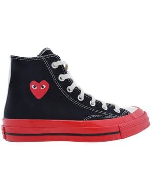 Comme des Garçons X Cdg Play Converse High-Top Trainer - Blue
