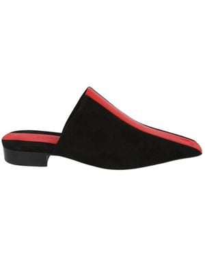 Ferragamo Ferragamo Selestina Stripe-Detail Mules - Black