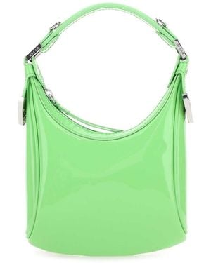 BY FAR Light Leather Cosmo Handbag - Green