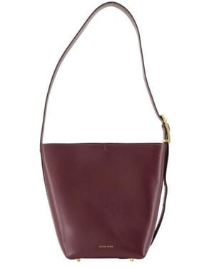 Anine Bing Elly Shoulder Bag Burgundy - Purple