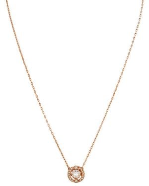 Swarovski Sparkling Dance Round Necklace - Metallic