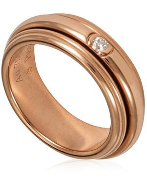 Piaget Possession Rose Gold .04 Ct Diamond Ring - Metallic