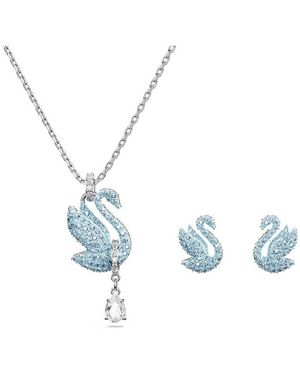 Swarovski Iconic Swan Set - Blue