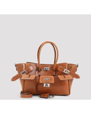 Balenciaga Bel Air Carry Handbag - Brown