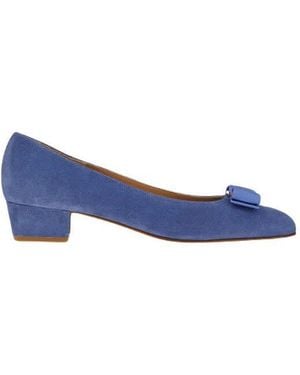 Ferragamo Vara Court Shoes - Blue
