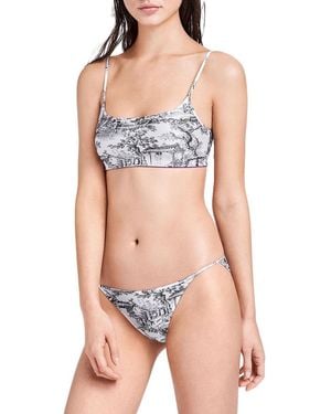 Wolford Iconic Amethyst Antoinette Beach Bustier - Multicolour