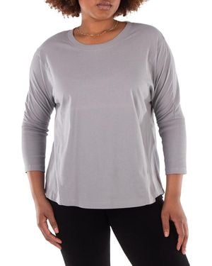 The Good Tee Relaxed Fit Eco-Batwing Tee - Gray