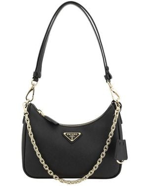 Prada Lux Shoulder Bag - Black