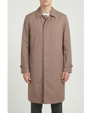Brunello Cucinelli Taupe Tailored Trench Coat, Brand Size 48 (Us - Brown
