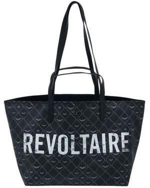 Zadig & Voltaire Quilted Logo Tote Bag - Black