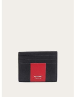 Ferragamo Leather Cardholder - Red