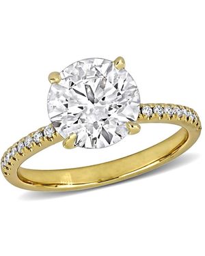 Created Forever 3Ct Tw Lab Grown Diamond Solitaire Engagement Ring - Metallic