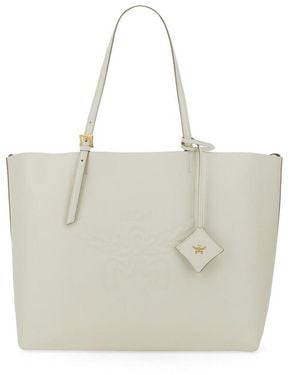 MCM Shopping Bag Himmel Large - White