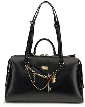 Dolce & Gabbana Dolce & Gabbana Vittoria Shoulder Bag - Black