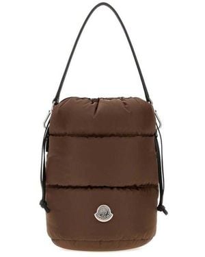 Moncler Nylon Caradoc Bucket Bag 262 Borse A Secchiello - Brown
