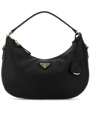 Prada Leather Handbag - Black