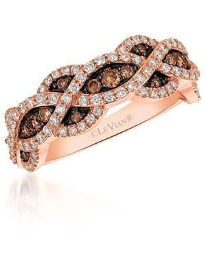 Le Vian Ladies Chocolate Diamond Rings Set - Pink