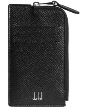dunhill Cadogan Leather Business Card Case in Black for Men | Lyst UK