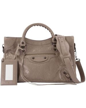 Balenciaga Le City Shoulder Bag - Brown