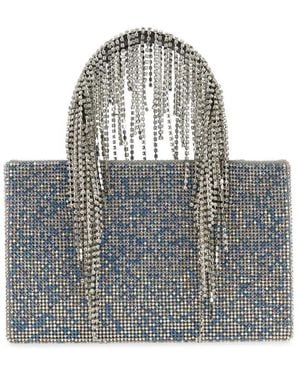 Kara Light- Rhinestones Handbag - Grey