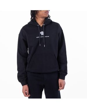 Versace Medusa Logo Embroidered Sweatshirt - Blue