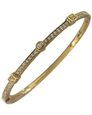 Penny Preville Diamond Bangle - Metallic