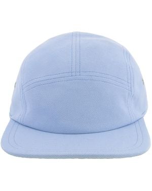 Lacoste Organic Cotton Pique Croc Patch Jockey Cap - Blue