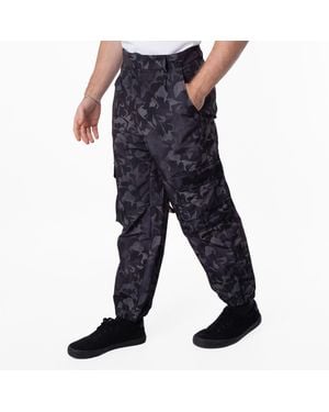 Bally Camouflage Print Recycled Polyster Pants, Brand Size 48 Waist - Gray