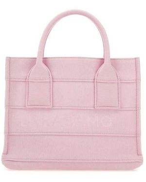 Ferragamo Fabric Beach S Handbag - Pink