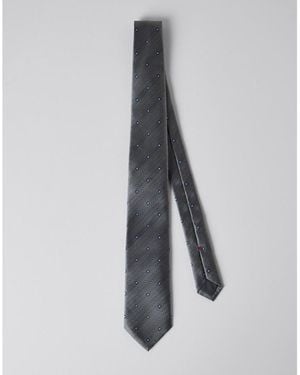 Brunello Cucinelli Silk Patterned Tie, Brand (Us - Gray