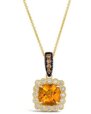 Le Vian Ladies Cinnamon Citrine Necklaces Set - Metallic