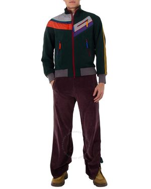 Kolor Colour-Block Zip-Up Jacket, Brand Size 1 - Green