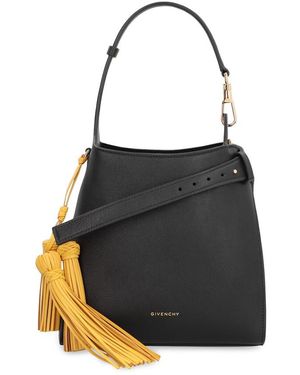 Givenchy Hobo Belted Mini Leather Bag - Black