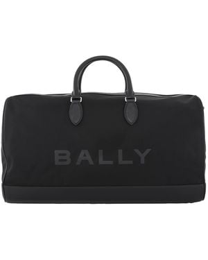 Bally Logo-Print Two-Handle Tote - Black