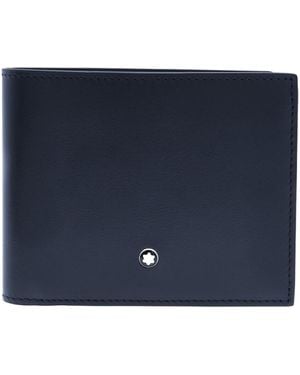 Montblanc Meisterstuck Leather Wallet 6Cc - Blue