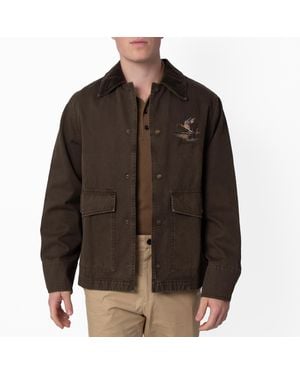Burberry Cotton Field Jacket - Green