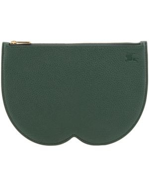 Burberry Equestrian Knight Design Chess Pouch - Green