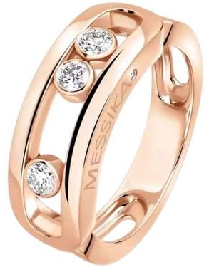 Messika Move 18K Rose Diamond Ring - Pink