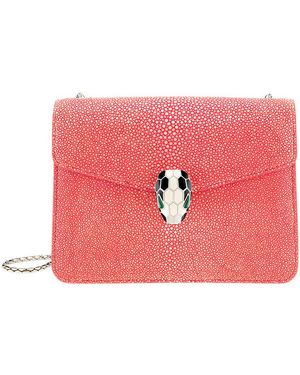 BVLGARI Serpenti Forever Crossbody Bag - Pink