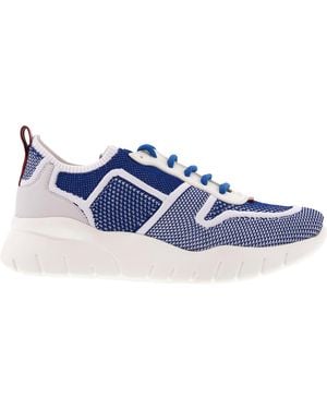 Bally Bieny Knit Fabric Low-Top Trainers, Brand Size 40 Us - Blue
