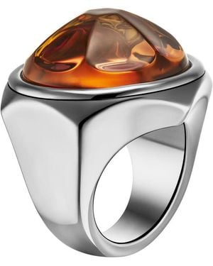 Baccarat 'B Mania Femme' Amber Crystal Ring 2803878 - Metallic