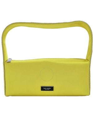 Kate Spade Crystal Embellished Satin H - Yellow