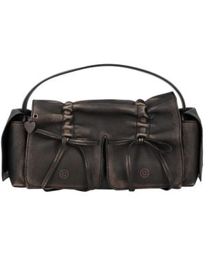 Acne Studios Multipocket Leather Bag - Black