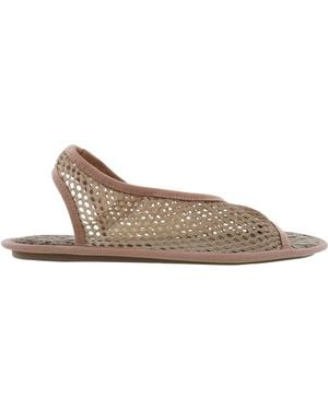 Ferragamo Ferragamo Anio Mesh Slingback Sandals, Size 7 C - Multicolour