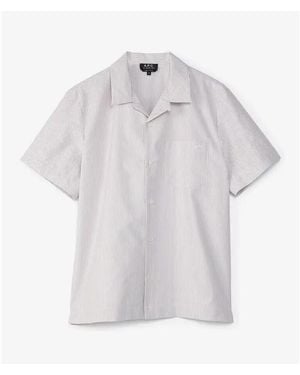 A.P.C. Lloyd Avec Logo Shirt - White