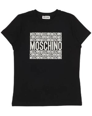 Moschino Short Sleeve Cotton T-Shirt, Brand - Black