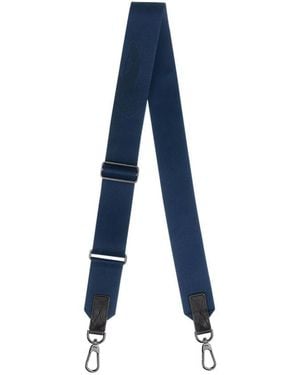 Longchamp Canvas Shoulder Strap - Blue